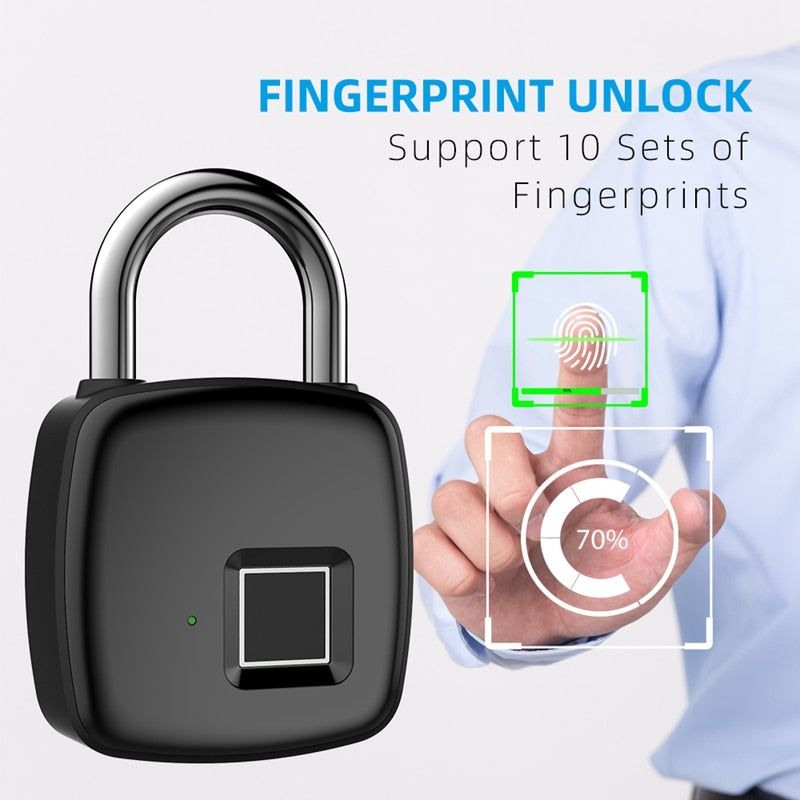 Fingerprint Padlock Lock Bluetooth Smart Padlock