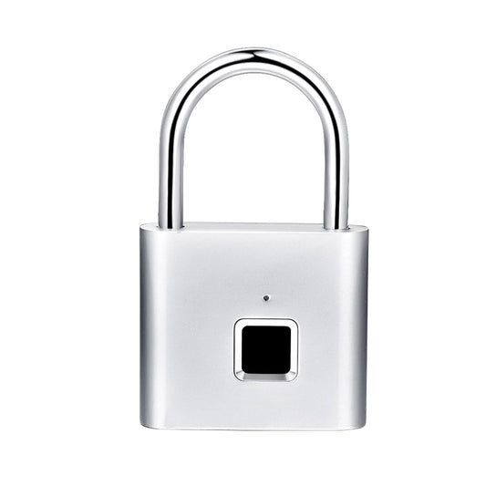 Black silver Keyless USB Rechargeable Door Lock