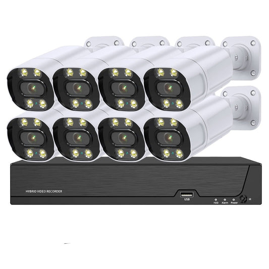 Security Camera System Two Way Audio 8MP
