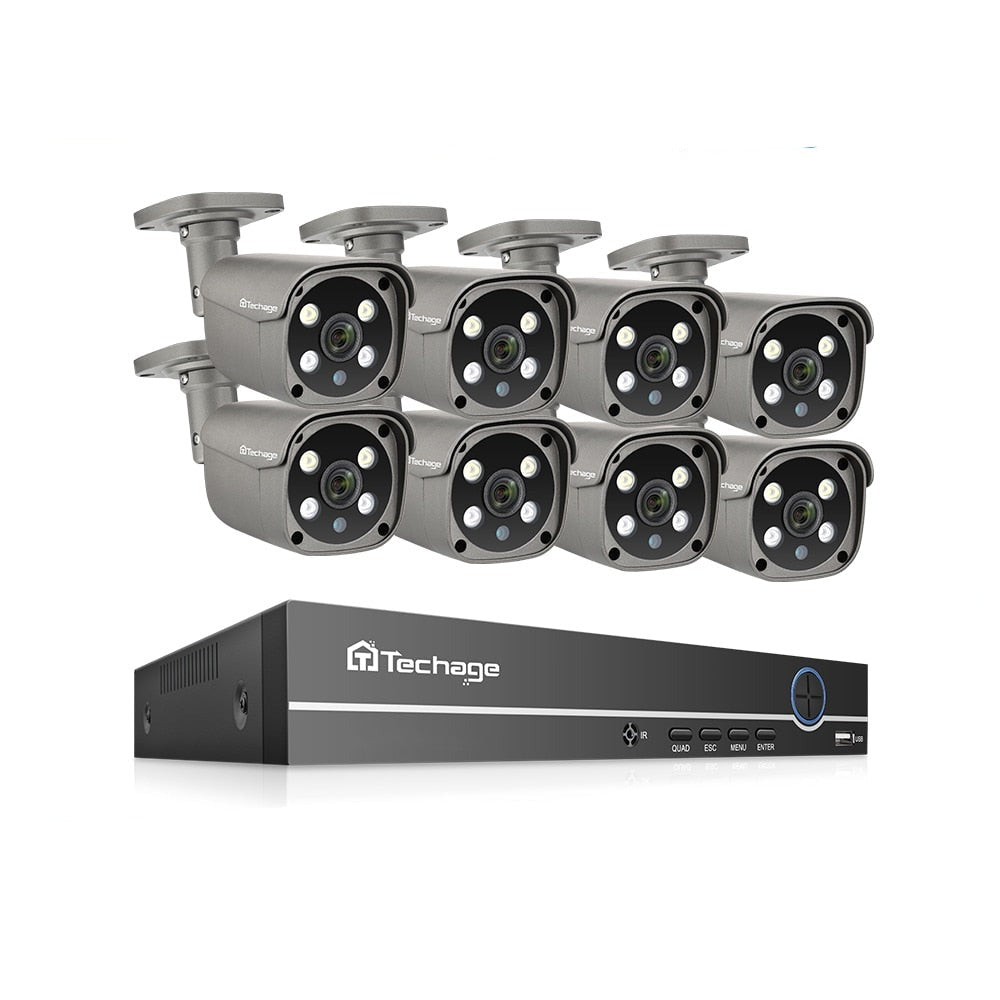 Techage Security Camera System 8CH 5MP HD