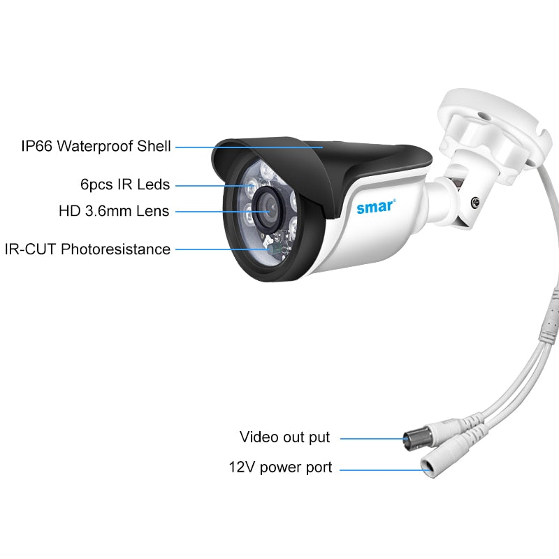 AHD CCTV Camera Security System 5MP 1080P