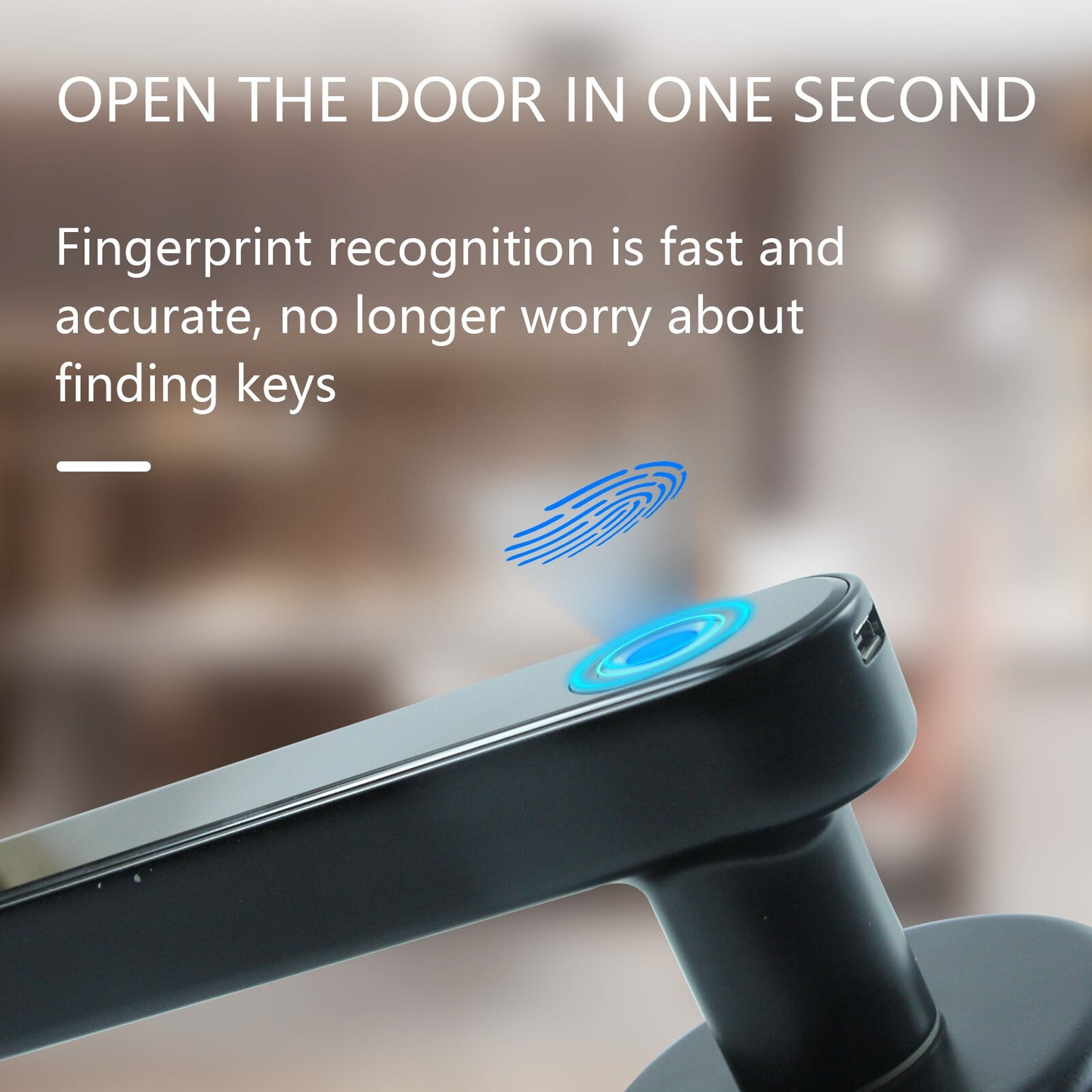 Smart Lock with Five in One Unlocking Mode