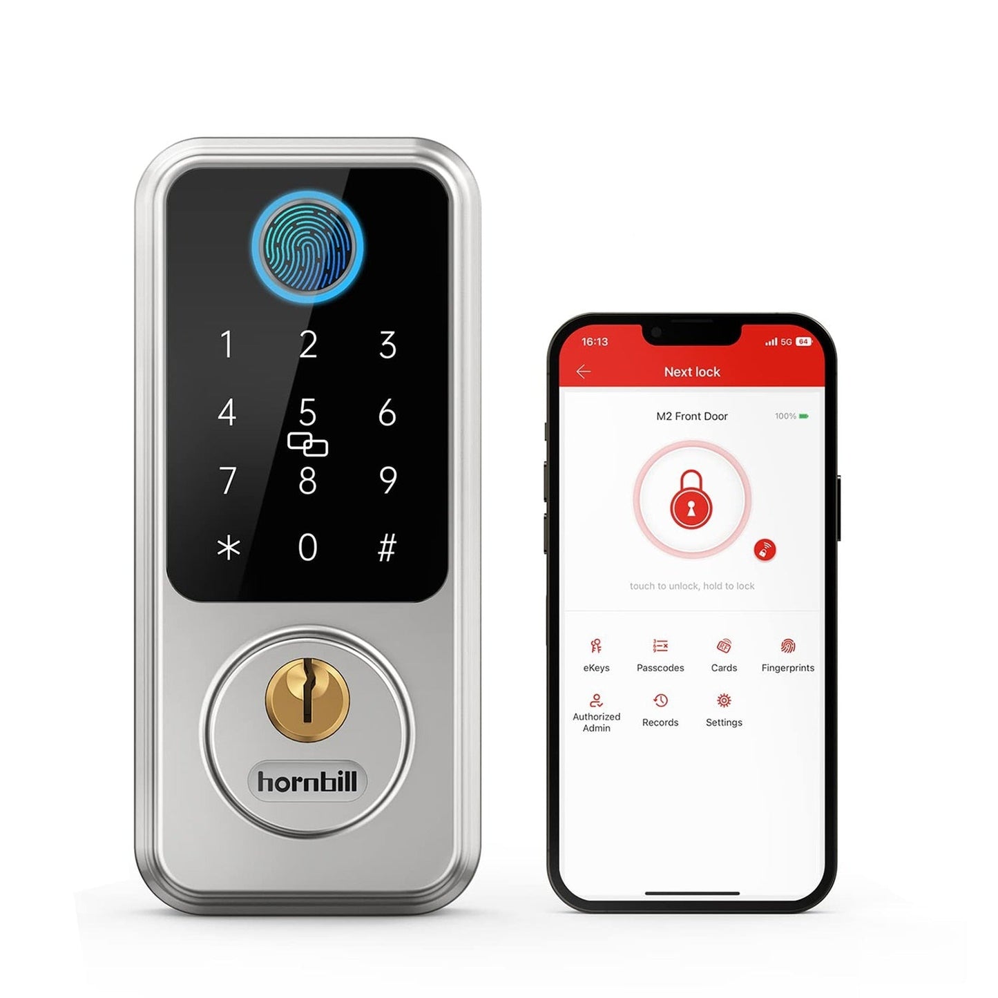 Hornbill Fingerprint Smart Door Lock