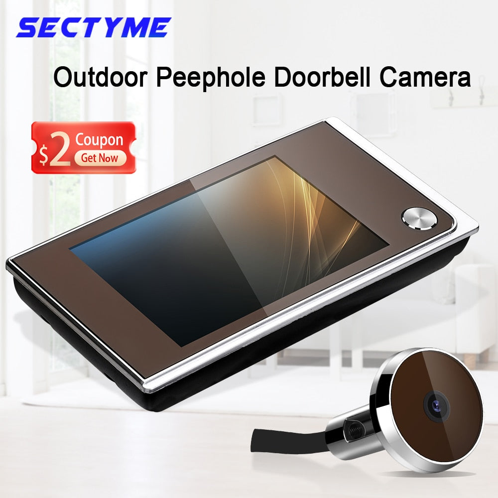 3.5 inch Peephole Digital Doorbell