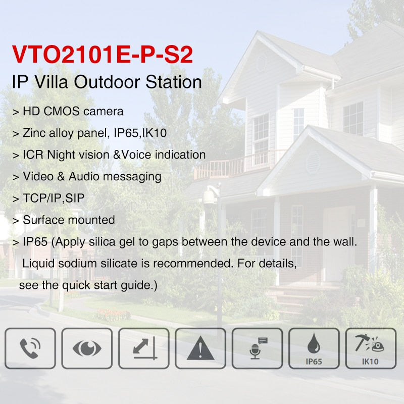 Villa Outdoor Station 2MP HD Video Intercom
