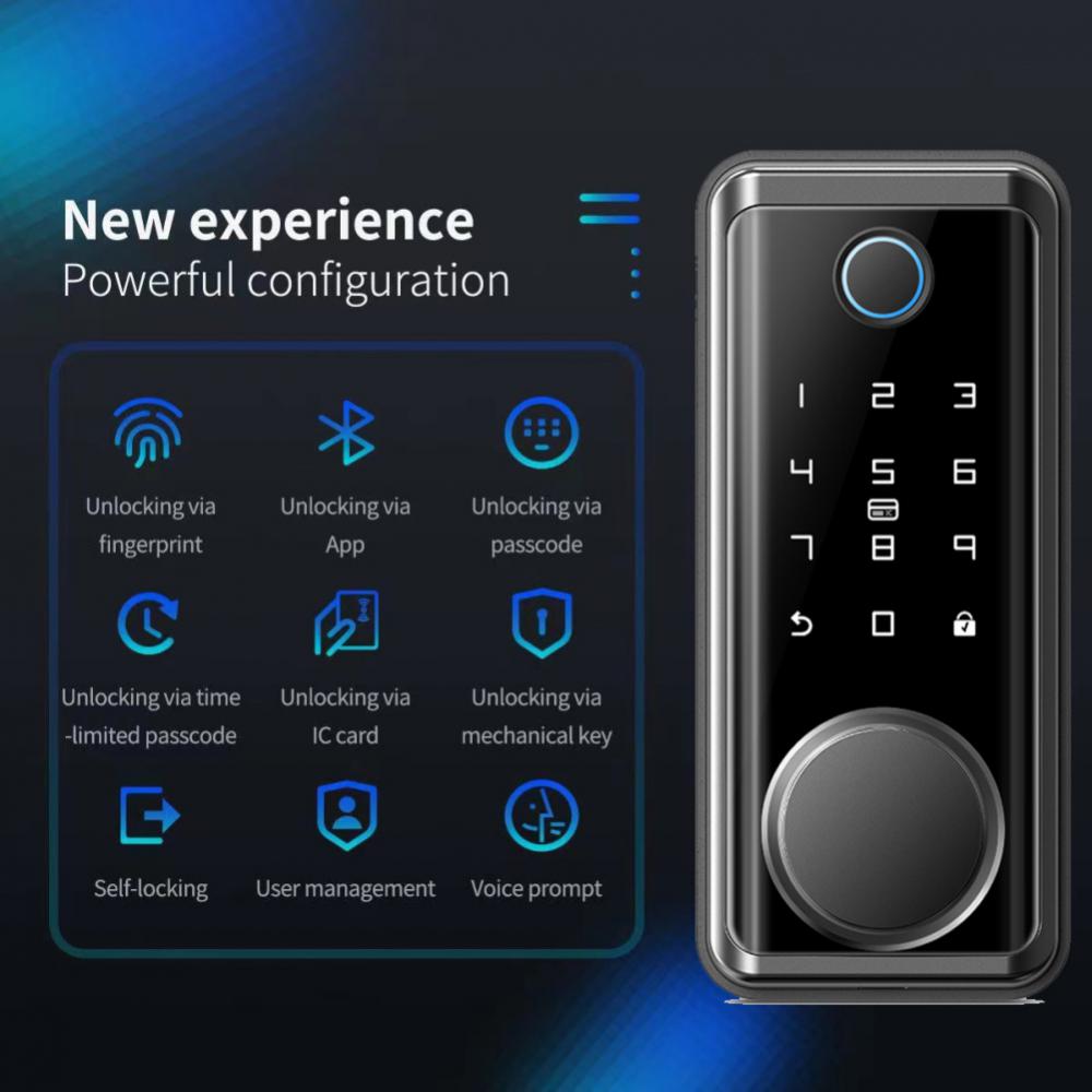 Compatible Fingerprint Lock Keyless Tuya Password